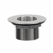 Picture of Encore® Nickel Plated Brass Sink Drain 1-1/2" L, 2" Dia Sink Opening, 3" Face Flange, Includes: Locknut & Washer, 1-1/2" NPT