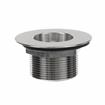 Picture of Encore® Nickel Plated Brass Sink Drain 1-1/2" L, 2" Dia Sink Opening, 3" Face Flange, Includes: Locknut & Washer, 1-1/2" NPT