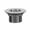 Picture of Encore® Nickel Plated Brass Sink Drain 1-1/2" L, 2" Dia Sink Opening, 3" Face Flange, Includes: Locknut & Washer, 1-1/2" NPT