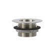 Picture of Encore® Nickel Plated Brass Sink Drain 1-1/2" L, 2" Dia Sink Opening, 3" Face Flange, Includes Packed Locknut & Washer, 1-1/2" NPT