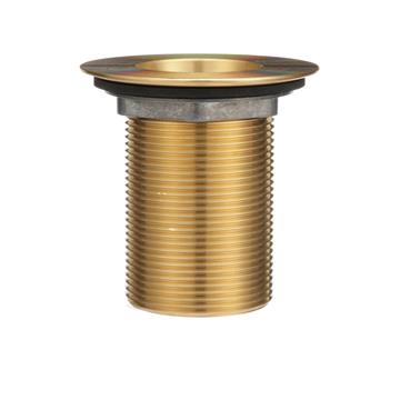 Picture of Encore® Brass Sink Drain 3" L, 2" Dia Sink Opening, 3" Face Flange, Includes: Locknut & Washer, 1-1/2" NPS