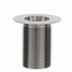 Picture of Encore® Nickel Plated Brass Sink Drain 3" L, 2" Dia Sink Opening, 3" Face Flange, 1-1/2" NPS