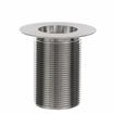 Picture of Encore® Nickel Plated Brass Sink Drain 3" L, 2" Dia Sink Opening, 3" Face Flange, 1-1/2" NPS