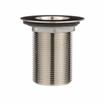 Picture of Encore® Nickel Plated Brass Sink Drain 3" L, 2" Dia Sink Opening, 3" Face Flange, Includes: Locknut & Washer, 1-1/2" NPS