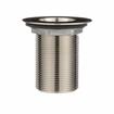 Picture of Encore® Nickel Plated Brass Sink Drain 3" L, 2" Dia Sink Opening, 3" Face Flange, Includes: Locknut & Washer, 1-1/2" NPS