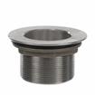 Picture of Encore® Nickel Plated Brass Sink Drain 2" L, 2-1/2" Dia. Sink Opening, 3-1/2" Face Flange, Includes: Locknut & Washer, 2" NPS