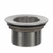 Picture of Encore® Nickel Plated Brass Sink Drain 2" L, 2-1/2" Dia. Sink Opening, 3-1/2" Face Flange, Includes: Locknut & Washer, 2" NPS