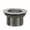Picture of Encore® Nickel Plated Brass Sink Drain 2" L, 2-1/2" Dia. Sink Opening, 3-1/2" Face Flange, Includes: Locknut & Washer, 2" NPS