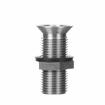 Picture of Encore® Nickel Plated Brass Sink Drain 3-1/2" L, 15/16" Dia. Sink Opening, 1-1/4" Face Flange, Includes: Locknut & Washer, 1/2" NPS