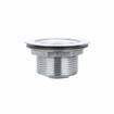 Picture of Encore® Duo Mini Basket Drain, with Crumb Cup, 1-7/8" Sink Opening, 2-7/8" Face Flange, Stainless Steel, Locknut & Washer, 1-1/2" NPT