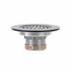 Picture of Encore® Drain Strainer, Flat, 3-1/2 to 4" Sink Opening, Stainless Steel, Includes: Locknut, Washer & Coupling Nut, 1-1/2" NPT