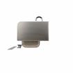 Picture of Encore Wall Mount Type 304 Series Stainless Steel Hand Sink 14" x 10" x 5" Deep with 4" OC Holes, Double side splash and TLL15-4100-SE4Z Faucet