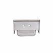 Picture of Encore® Wall Mount Type 304 Series Stainless Steel Hand Sink 14" x 10" x 5" Deep with Side Splash and KL45-4000-SE4 Faucet