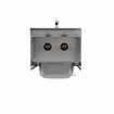 Picture of Encore Wall Mount Type 304 Series Stainless Steel Space Saver Hand Sink 9" x 9" x 5" Deep with Faucet