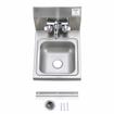 Picture of Encore Wall Mount Type 304 Series Stainless Steel Space Saver Hand Sink 9" x 9" x 5" Deep with Faucet