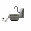 Picture of Encore® Wall Mount Type 304 Series Stainless Steel Hand Sink 4" OC Mounting Holes 14" x 10" x 5" Deep Less Side Splash with KHS15-4000