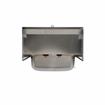 Picture of Encore® Wall Mount Type 304 Series Stainless Steel Hand Sink 4" OC Mounting Holes 14" x 10" x 5" Deep Less Side Splash with KHS11-4000