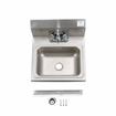 Picture of Encore® Wall Mount Type 304 Series Stainless Steel Hand Sink 4" OC Mounting Holes 14" x 10" x 5" Deep Less Side Splash with KHS11-4000