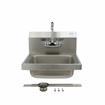 Picture of Encore® Wall Mount Type 304 Series Stainless Steel Hand Sink 4" OC Mounting Holes 14" x 10" x 5" Deep Less Side Splash with TLL15-4100-SE1Z