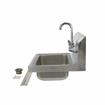 Picture of Encore® Wall Mount Type 304 Series Stainless Steel Hand Sink 4" OC Mounting Holes 14" x 10" x 5" Deep Less Side Splash with TLL15-4100-SE1Z