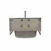 Picture of Encore® Wall Mount Type 304 Series Stainless Steel Hand Sink 4" OC Mounting Holes 14" x 10" x 5" Deep Less Side Splash with TLL15-4100-SE1Z