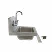 Picture of Encore® Wall Mount Type 304 Series Stainless Steel Hand Sink 4" OC Mounting Holes 14" x 10" x 5" Deep Less Side Splash with TLL15-4100-SE1Z
