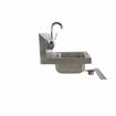 Picture of Encore® Wall Mount Type 304 Series Stainless Steel Hand Sink with KL45-4000-SE4 Faucet 14" x 10" x 5" Deep Less Side Splash