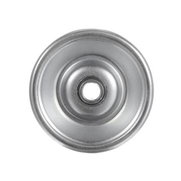 Picture of 1.94" OD Zinc Plated Steel Wheel  with 1/4" Offset Bore Bushing