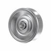 Picture of 1.94" OD Zinc Plated Steel Wheel  with 1/4" Offset Bore Bushing