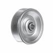 Picture of 1.94" OD Zinc Plated Steel Wheel  with 1/4" Offset Bore Bushing
