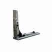 Picture of 7" L Chrome Plated Die Cast Folding Removable Shelf Bracket with Zinc Plated Steel Mount