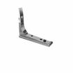 Picture of 7" L Chrome Plated Die Cast Folding Removable Shelf Bracket with Stainless Steel Mount