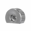 Picture of 1/4-20 Threaded Zinc Plated Steel Knurled Insert for 1" OD x 16-Gauge Tubing