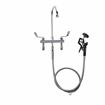 Picture of Encore 8" OC Deck Mount Veterinary Faucet 72" Hose with Heavy Duty Side Sprayer