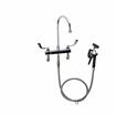 Picture of Encore 8" OC Deck Mount Veterinary Faucet 72" Hose with Heavy Duty Side Sprayer