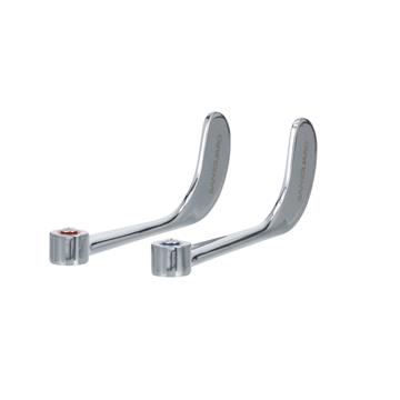 Picture of Encore® Wrist Blade Handles, Universal, 6", Chrome Plated, Includes: Indicators & Screws (Pair), ADA