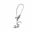 Picture of Encore® Commercial Duty 8" OC Wall Mount Pre-Rinse Assembly with 6" Add-on Faucet and Wall Bracket