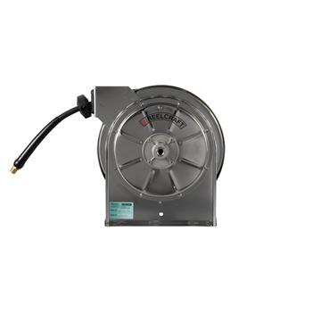 Picture of Encore® Open Stainless Steel Pre-Rinse Hose Reel Assembly, Universal Mounting with 35 ft. Retractable Hose