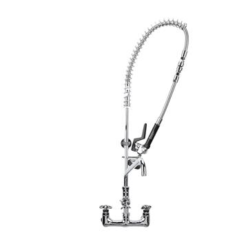 Picture of Encore® Quik-fil™ 8" OC Wall Mount 3/4" High Volume Pre-rinse with 12" Add on Faucet