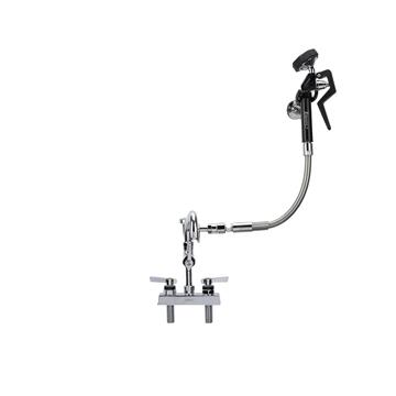 Picture of Utility Spray, deck mount, 4" (102mm) O.C., 10" (356mm) swivel stainless steel tubular swing spout