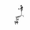 Picture of Utility Spray, deck mount, 4" (102mm) O.C., 10" (356mm) swivel stainless steel tubular swing spout