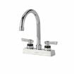 Picture of Encore 4" OC Deck Mount Faucet Ceramic Valves with 6" Swivel Gooseneck Spout