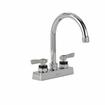 Picture of Encore 4" OC Deck Mount Faucet Ceramic Valves with 6" Swivel Gooseneck Spout