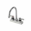 Picture of Encore 4" OC Deck Mount Faucet Ceramic Valves with 6" Swivel Gooseneck Spout