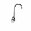 Picture of Encore® 4" OC Wall Mount Faucet with 3-1/2" Rigid Gooseneck Spout and 4" Wrist Blade Handles