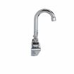 Picture of Encore 4" OC Wall Mount Faucet Ceramic Valves with 3-1/2" Swivel Gooseneck Spout and 4" Wrist Blade Handles