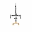 Picture of Encore® Brass Chrome Plated Double Pantry Faucet with 6" Rigid Gooseneck Spout