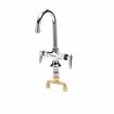 Picture of Encore® Brass Chrome Plated Double Pantry Faucet with 6" Rigid Gooseneck Spout