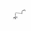 Picture of Encore® Brass Chrome Plated Double Pantry Faucet with Elevated 18" Double Jointed Swivel  Spout