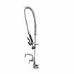 Picture of Encore® 8" OC. Brass Chrome Plated Wall Mount Pre Rinse Assembly with 18" Double Jointed Add On Faucet